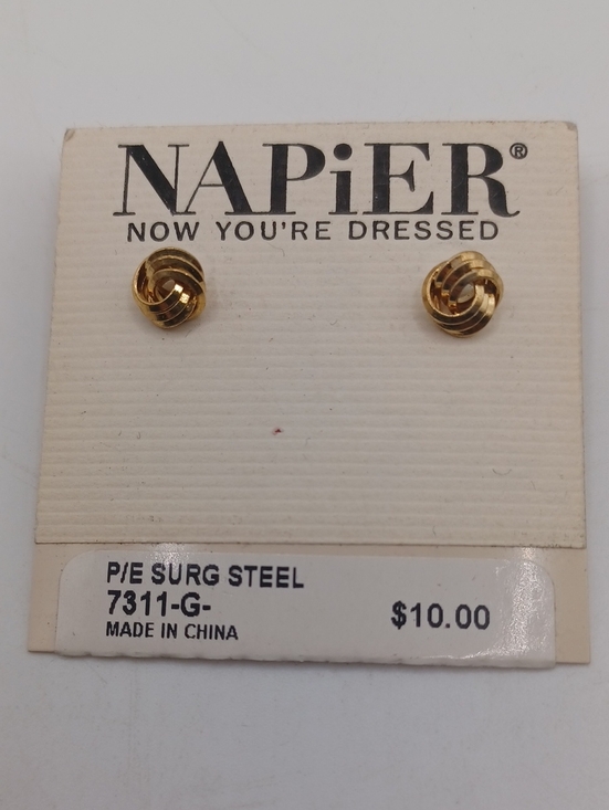 Napier Jewelry - Napier Small Knot Stud Earrings